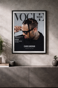 Vogue cover featuring Chris Brown
